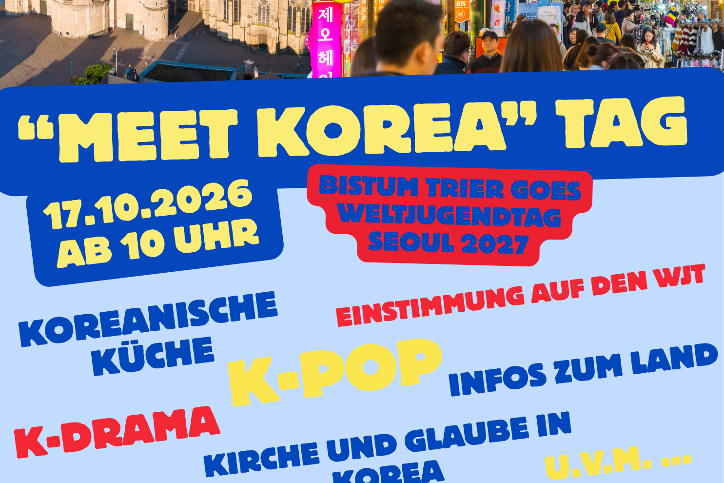 Plakat Meet Korea in Trier