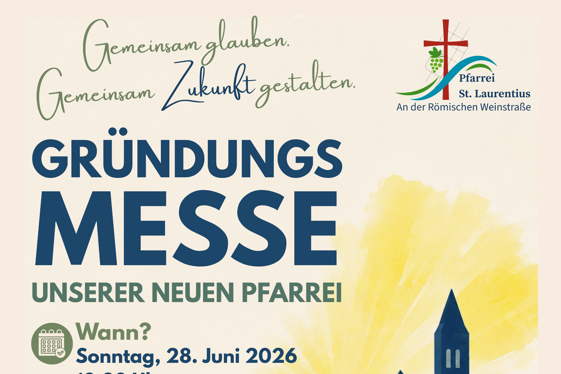 Plakat Gründungsmesse 28.06.2026