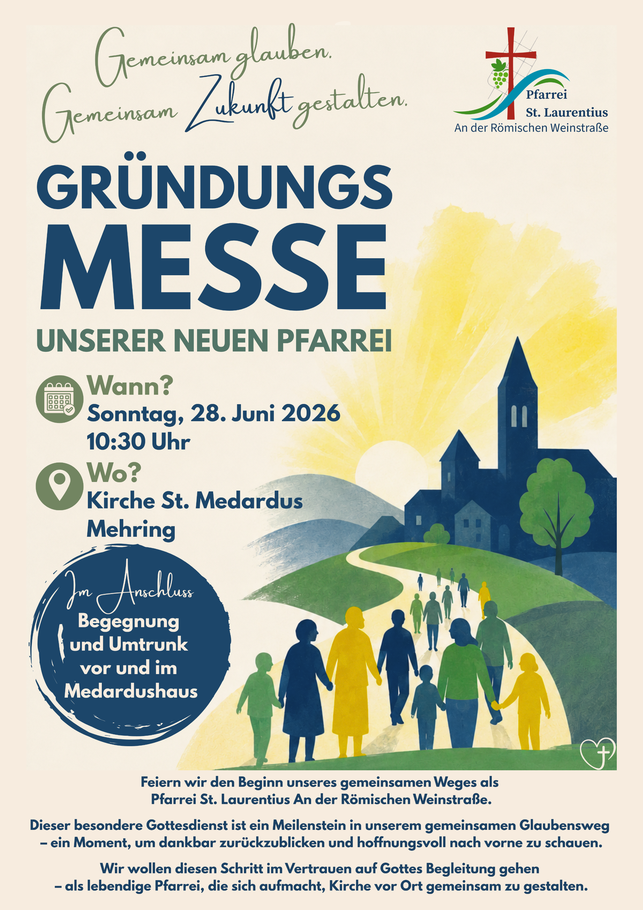 Plakat Gründungsmesse 28.06.2026